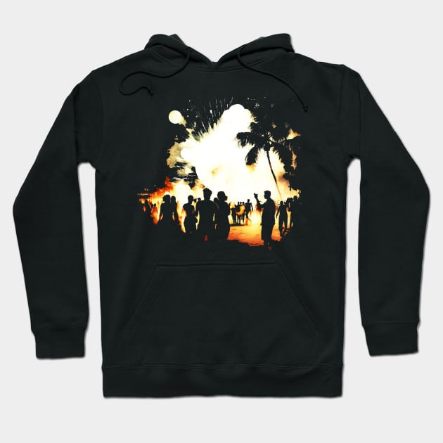 Full Moon Freedom Hoodie by apsi